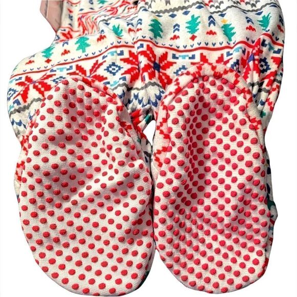 CHRISTMAS Pajamarama Unisex Christmas Fairisle Sleeper New 12 Month - Picture 7 of 12